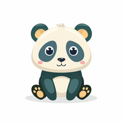 Fototapeta premium Kleines, sitzendes Pandababy