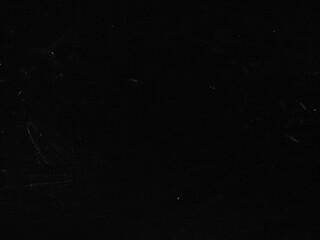 Black dirty dust and scratches overlay. Black grunge abstract background. Rough background texture....