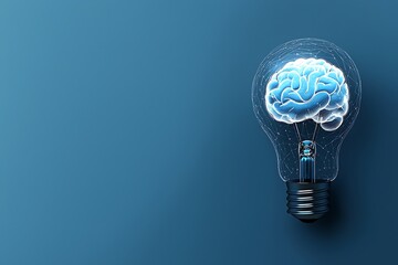 Brain power lightbulb idea concept creative thinking innovation intelligence