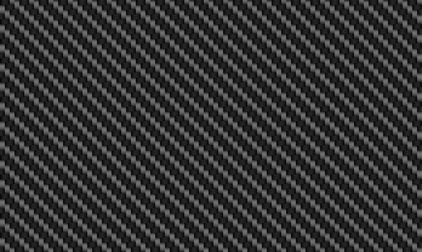 Vector black carbon fiber seamless background. Abstract cloth material wallpaper for car tuning or service. Endless technology web texture or tech page fill pattern
