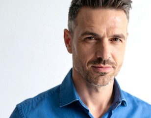 Fototapeta premium Man portrait, close-up