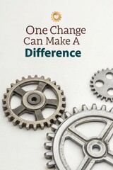 Gears and Cogs Representing Change and Impactful Transformation