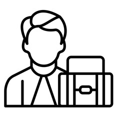 Employed Vector Icon