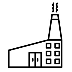 Factory Vector Icon