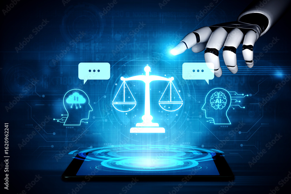 Poster ai ethics ensures fairness, transparency, and responsibility in intelligent systems, guiding safe an