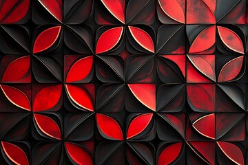 Abstract red black pattern background wallpaper design texture graphic art