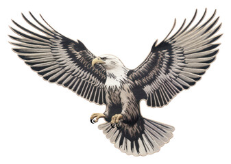 Obraz premium PNG Bird animal flying eagle.