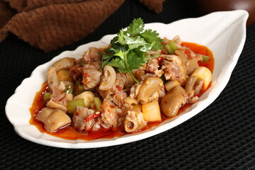 Chinese cuisine, Cantonese cuisine, cold mixed pork feet
