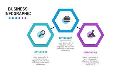 Progress bar featuring 3 arrow-shaped elements, symbolizing the three stages of business strategy and progression. Clean timeline infographic design template. Vector for mobile presentation.