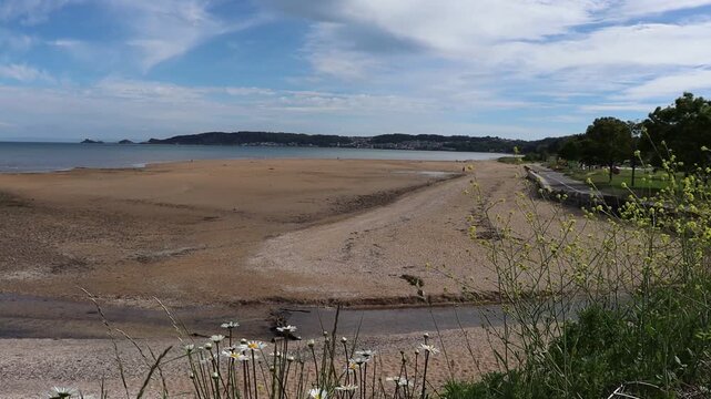 Time-Lapse of rising Tide in Swansea Bay, Wales, UK