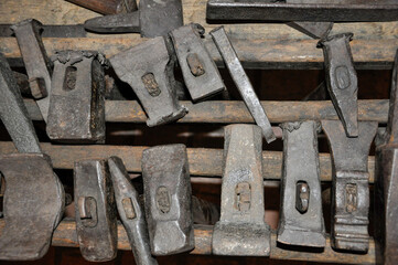 vintage letterpress type