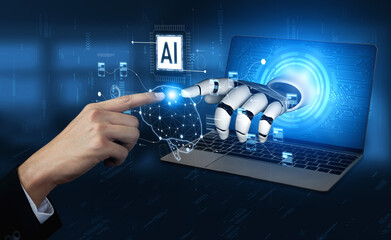 AI powers a neural network to process complex data streams, optimize learning models, and automate...