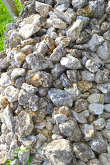 bunch of large grey boulders
