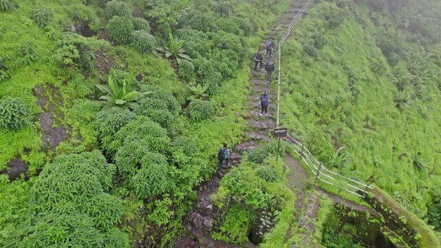 A majestic glimpse of Rohida Fort, captured from the skies.