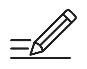 Obraz premium pencil icon vector