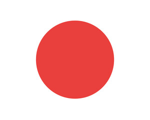 red sphere isolated on white