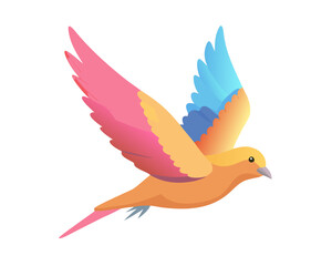 Fototapeta premium illustration of dove