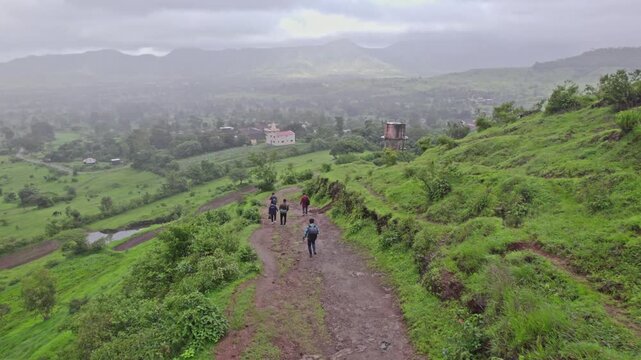 Soaring above Rohida Fort &ndash; where history meets the hills.