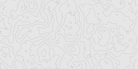 Abstract grey texture with topography surface landscape artistic patterns design background, seamless pattern cartography contour line map terrain texture grid geography mountain relief background.