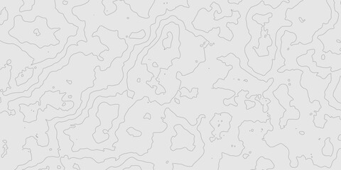 Abstract grey texture with topography surface landscape artistic patterns design background, seamless pattern cartography contour line map terrain texture grid geography mountain relief background.