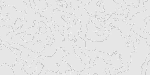 Abstract grey texture with topography surface landscape artistic patterns design background, seamless pattern cartography contour line map terrain texture grid geography mountain relief background.