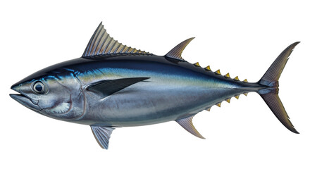 Isolated Bluefin Tuna Fish