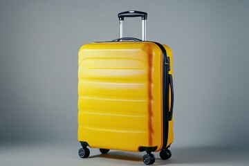 Buy yellow suitcase luggage rolling travel bag for business trip vacation now