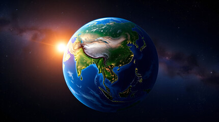 Fototapeta premium earth in space