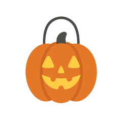 illustration icon pumpkin lamp vector on white background
Vector icon autumn