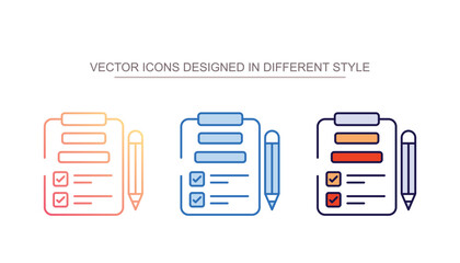 Application Formicon design with white background stock illustration