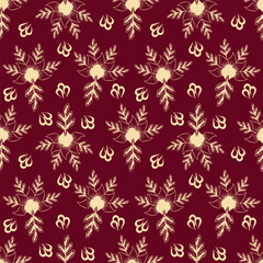 seamless pattern with flowers