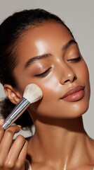 natural beauty makeup application 