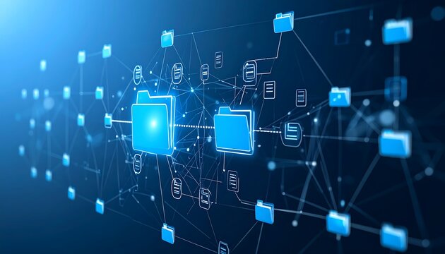 Network of digital folders