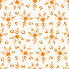 Digital floral allover design pattern seamless textile vector file professional work