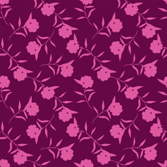 Digital floral allover design pattern seamless textile vector file professional work