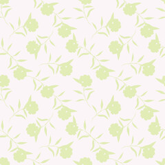 abstract seamless pattern with flowers