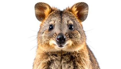 Naklejka premium Close-up of a playful marsupial