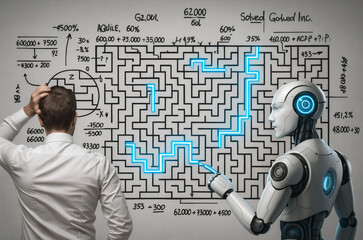 AI Solving Complexity – Human and Robot Facing Analytical Maze