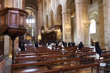 Basilique Saint Sernin, basilique de style roman, ville de Toulouse, département de la Haute...