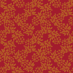 abstract seamless pattern with flowers