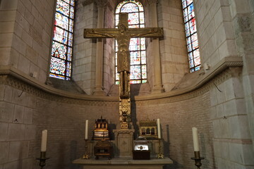 Basilique Saint Sernin, basilique de style roman, ville de Toulouse, département de la Haute...