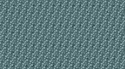 Seamless Vector Floral Pattern with Minimalist Hand-Drawn Flowers and Leaves Elegant Repeating Botanical Background for Fabric, Wallpaper, Textile, and Surface Decoration