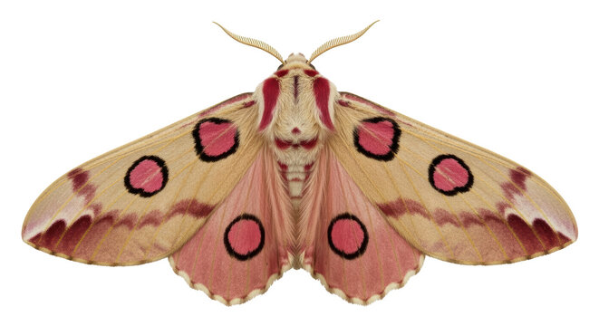 Isolated Emperor Moth