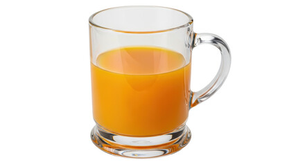 Isolated Glass of Orange Juice
