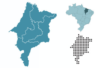 Set maps of Maranhao state