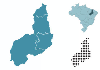 Set maps of Piauí state