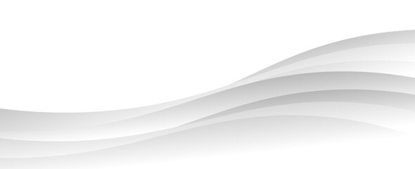 White geometric abstract background overlapping layers on bright space with line effect decoration. Circle style concept modern graphic design element for banner, flyer, card. vector. eps 10