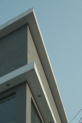modern building with blue sky