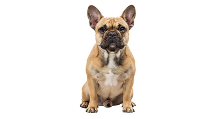 Obraz premium Cute French Bulldog Sitting .