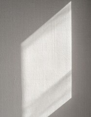 White Light Shadow on Textured Grey Wall Abstract Geometric Pattern and Design